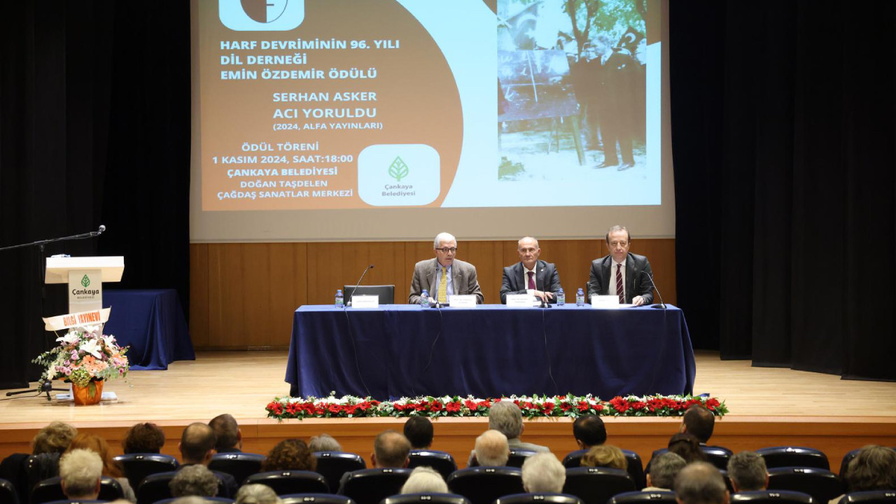 Harf Devrimi'nin 96. yılı Çankaya'da kutlandı