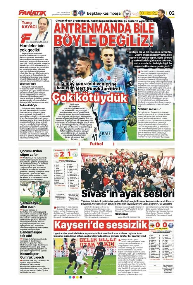 Günün spor manşetleri: 'Gelen ağam, giden paşam' - Sayfa 2