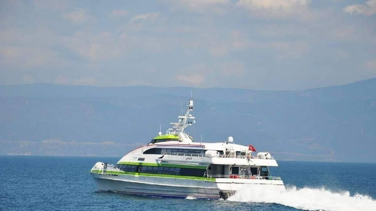 Bursa'da bazı deniz otobüsü seferleri iptal edildi