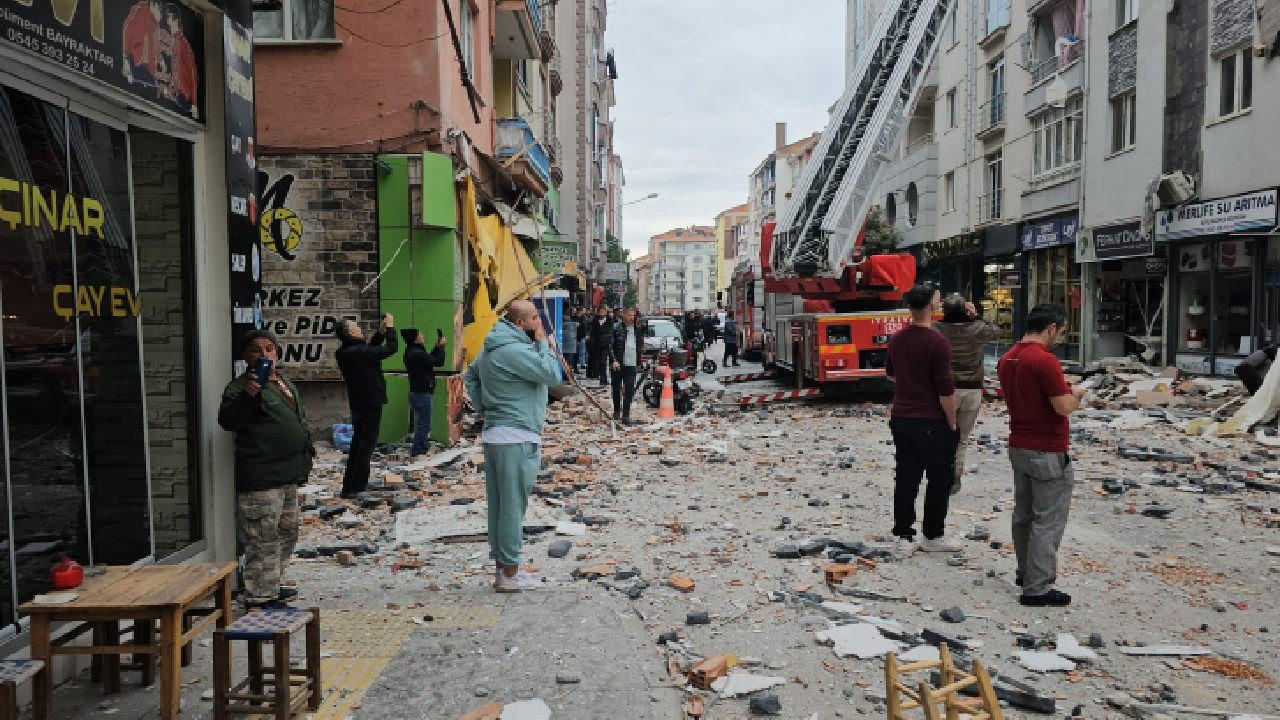 Çorum'da 5 katlı binada patlama: 1 ölü, 16 yaralı