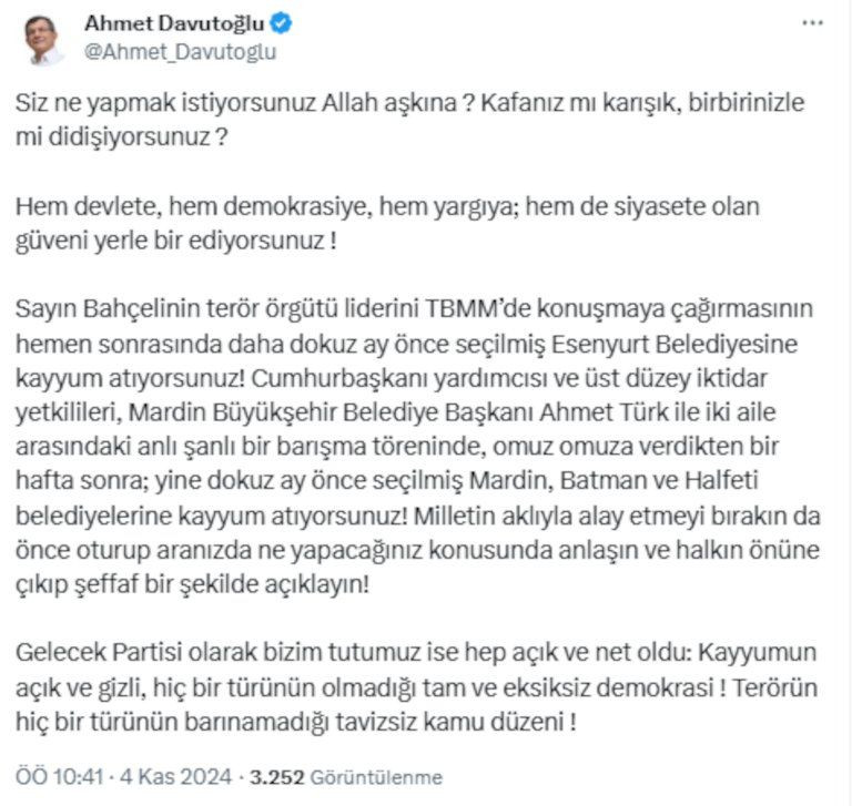 Kayyım kararlarına siyasilerden tepkiler: Kafanız mı karışık, didişiyor musunuz? - Sayfa 4