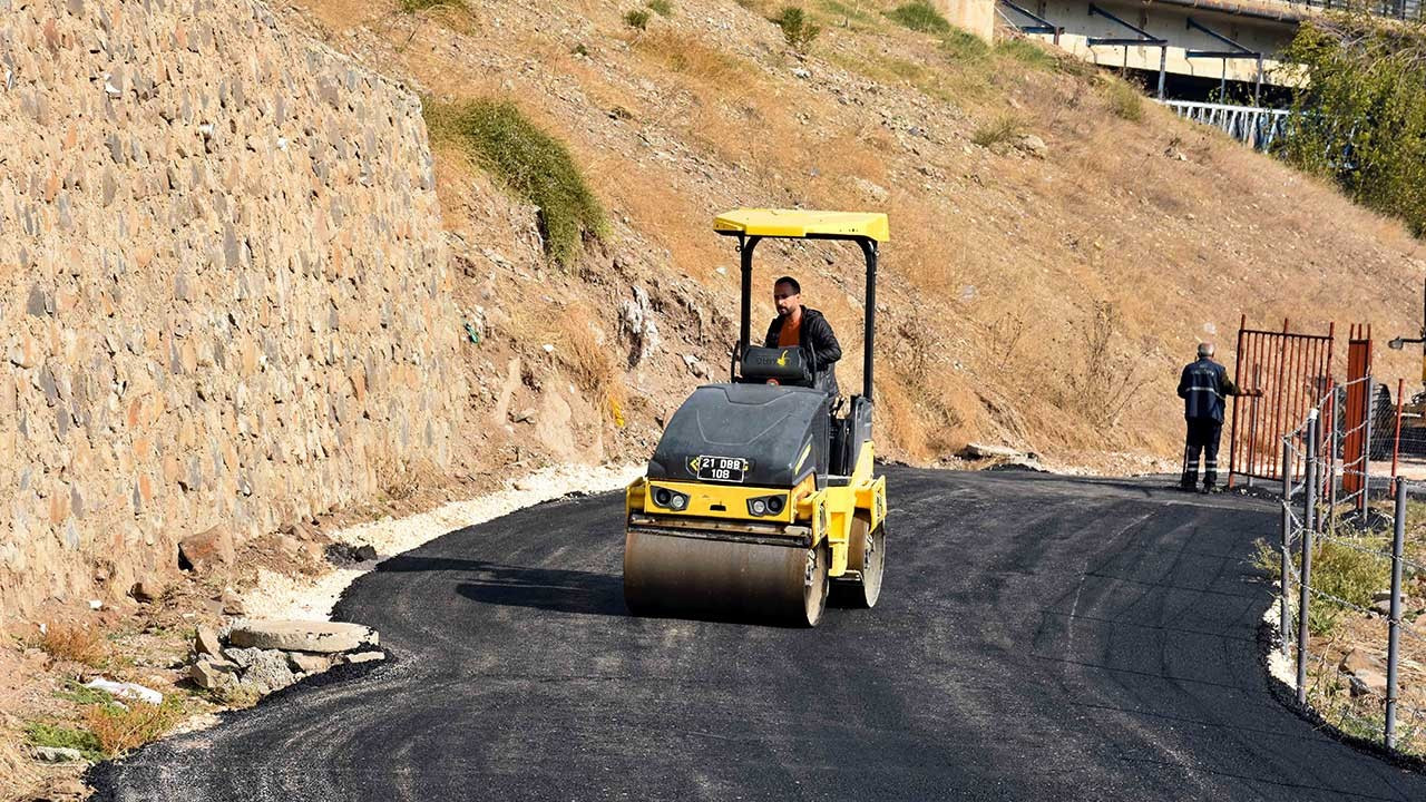 Hevsel Bahçeleri yolu ve Fiskaya merdivenleri yenilendi