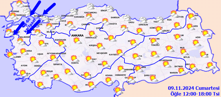 Meteoroloji'den Marmara için kuvvetli fırtına uyarısı: İstanbul'da da başlayacak - Sayfa 1