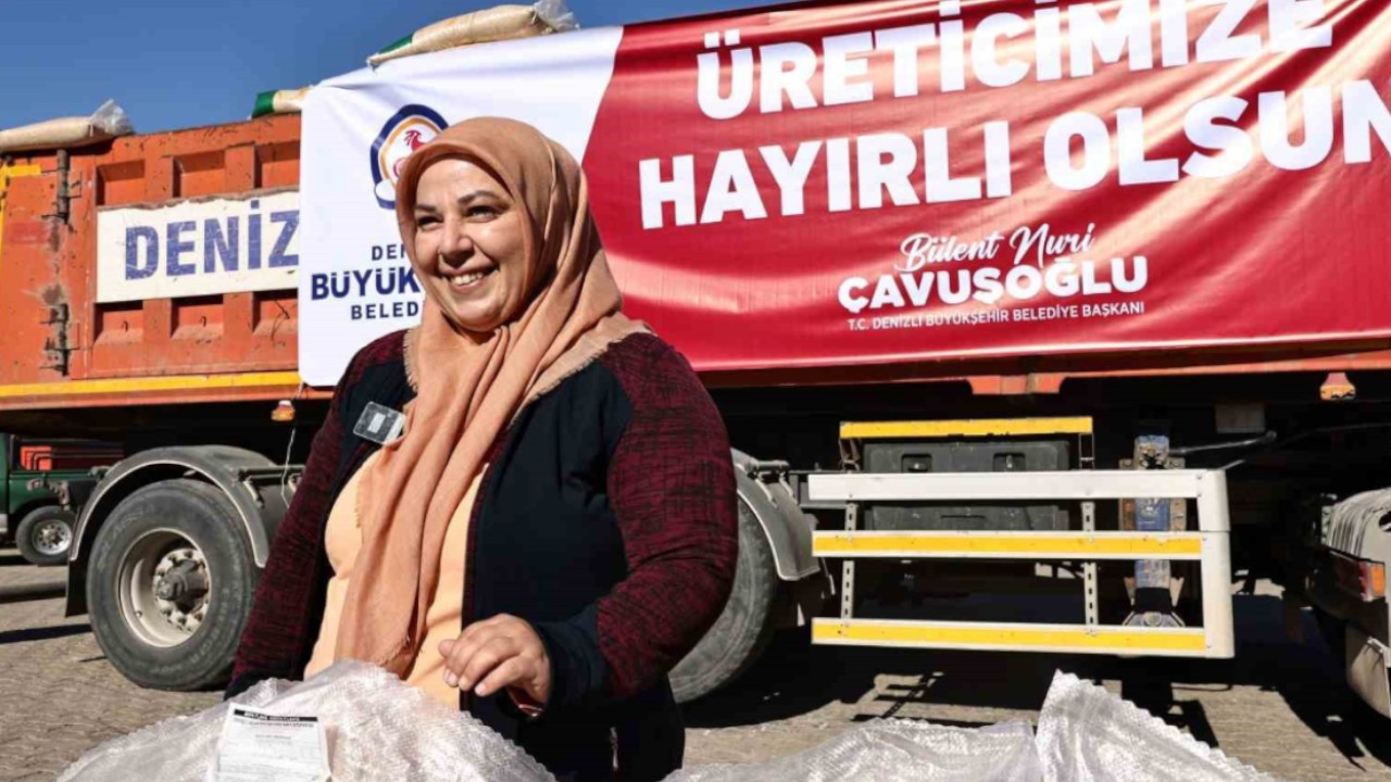 Denizli Büyükşehirden çiftçi ve üreticiye 10 milyon liralık destek