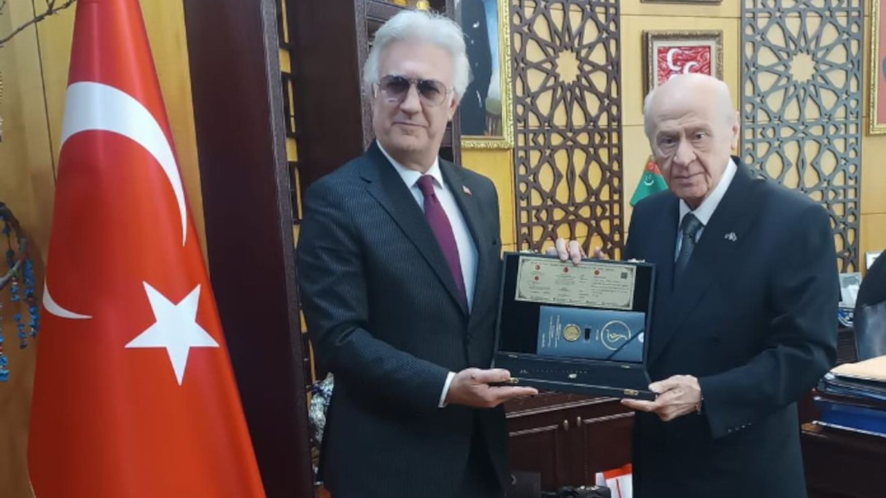 Tamer Karadağlı, Devlet Bahçeli'yi ziyaret etti