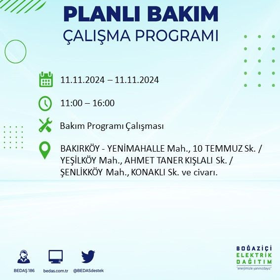 BEDAŞ paylaştı: İstanbul'da yarın elektrik kesintisi yaşanacak ilçeler - Sayfa 2