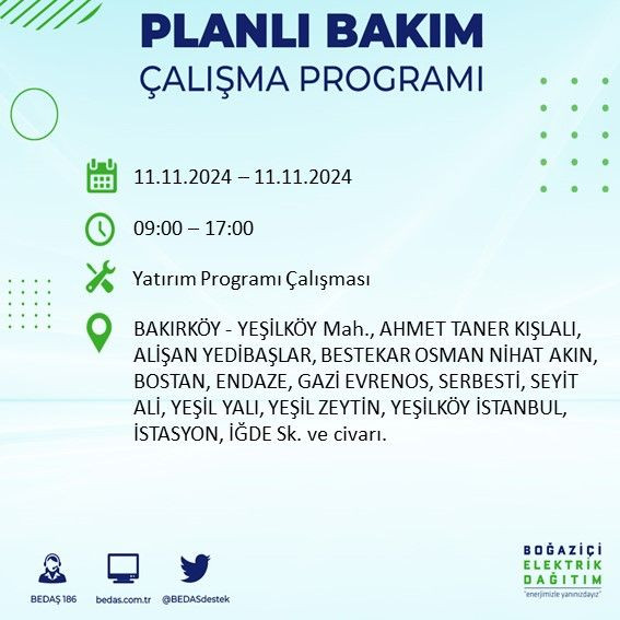 BEDAŞ paylaştı: İstanbul'da bugün elektrik kesintisi yaşanacak ilçeler - Sayfa 4