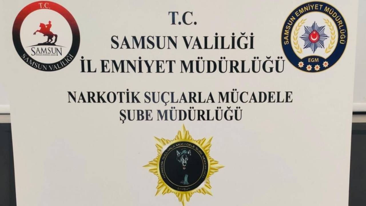 Samsun’da uyuşturucu operasyonu: 1 gözaltı