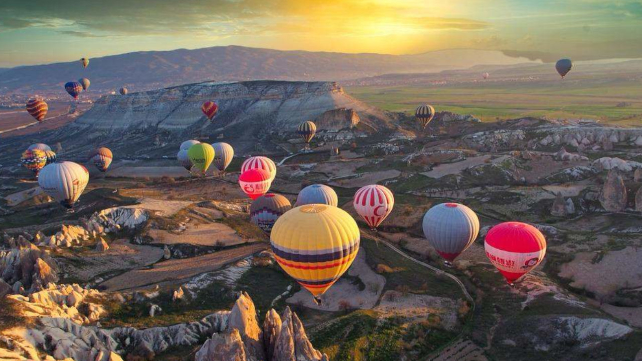 Kapadokya'da balon turizmi: 675 bin turist taşındı