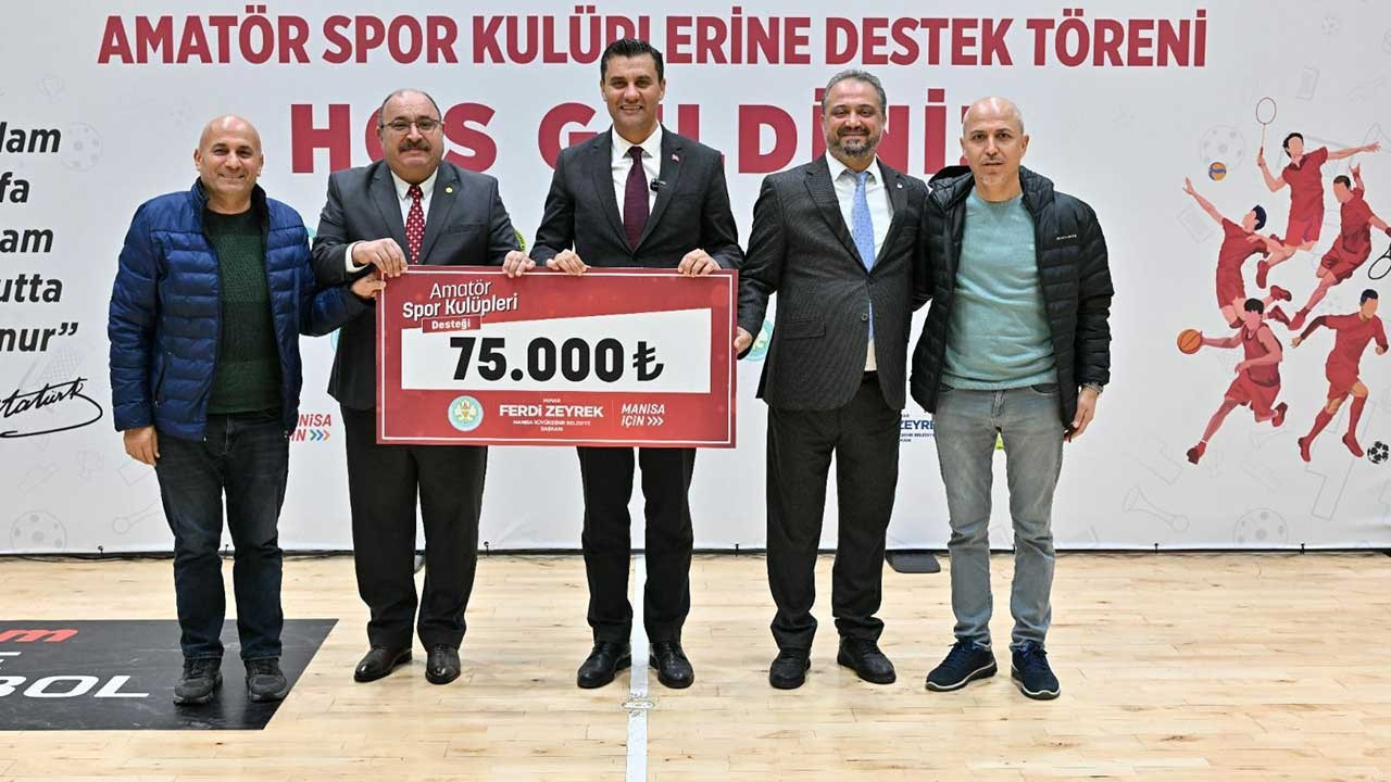 Manisa Büyükşehir Belediyesi'nden amatör spor kulüplerine destek