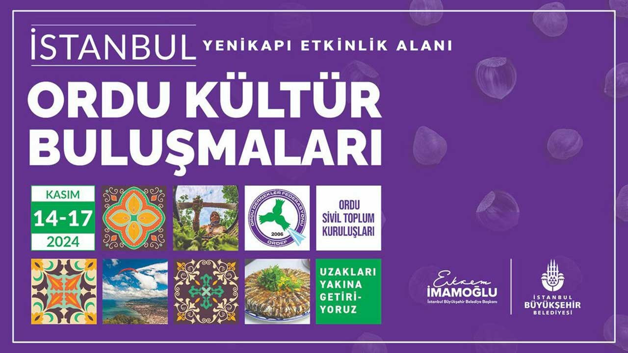 Ordu Kültür Buluşmaları, Yenikapı'da başladı