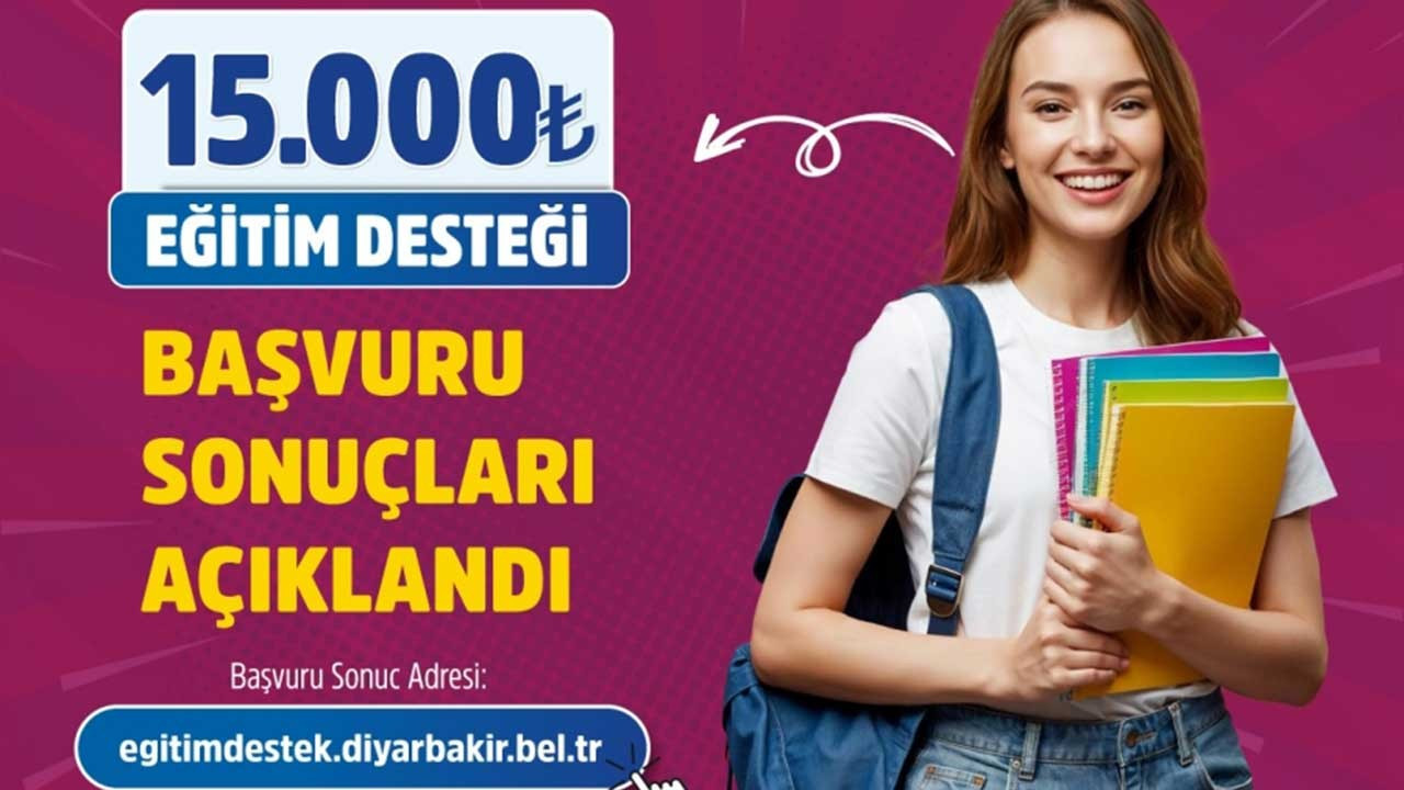 Diyarbakır'da eğitim desteği alacak üniversite öğrencileri belli oldu