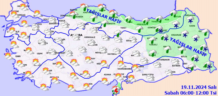 Meteoroloji'den kar ve sağanak yağış uyarısı: Akşama kadar sürecek - Sayfa 1