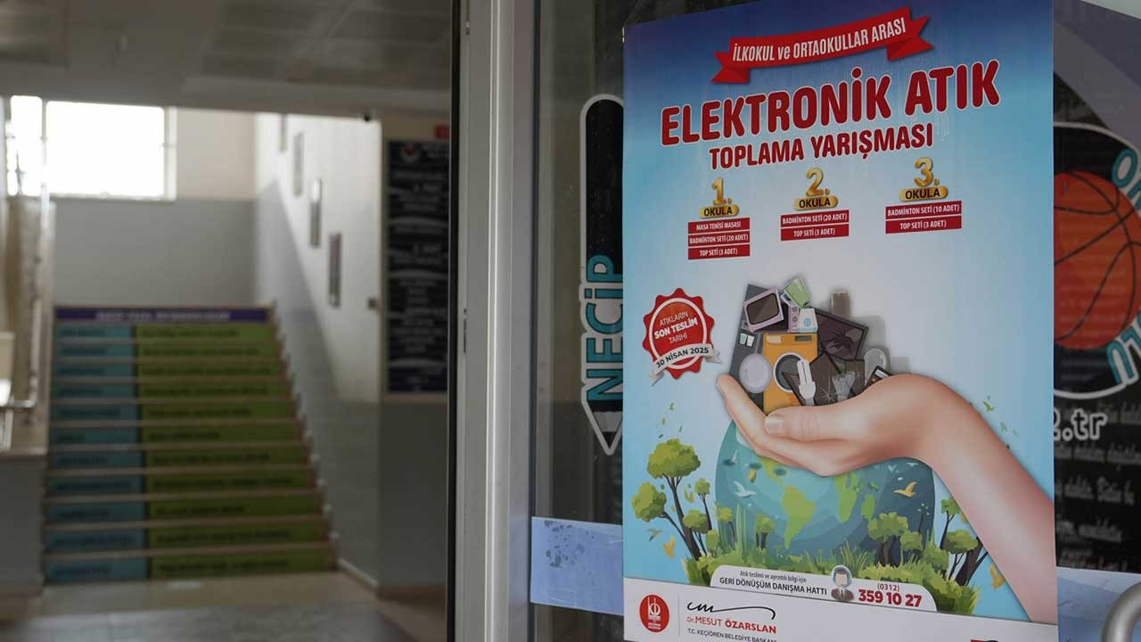 Keçiören’de 'Elektronik Atık Toplama Yarışması' başladı