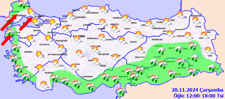 Meteoroloji'den sağanak yağış uyarısı: Sıcaklıklar 5 derece artıyor - Sayfa 1