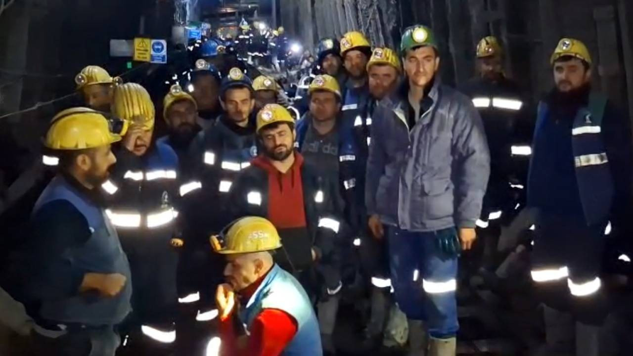 DEM Parti ve TİP heyetinden madenci eylemine destek: Bu insanları sokağa atamazsınız