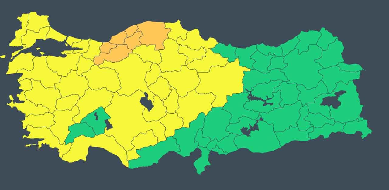 44 il için sarı ve turuncu kodlu uyarı: Kar başlıyor, sıcaklıklar aniden düşüyor - Sayfa 1