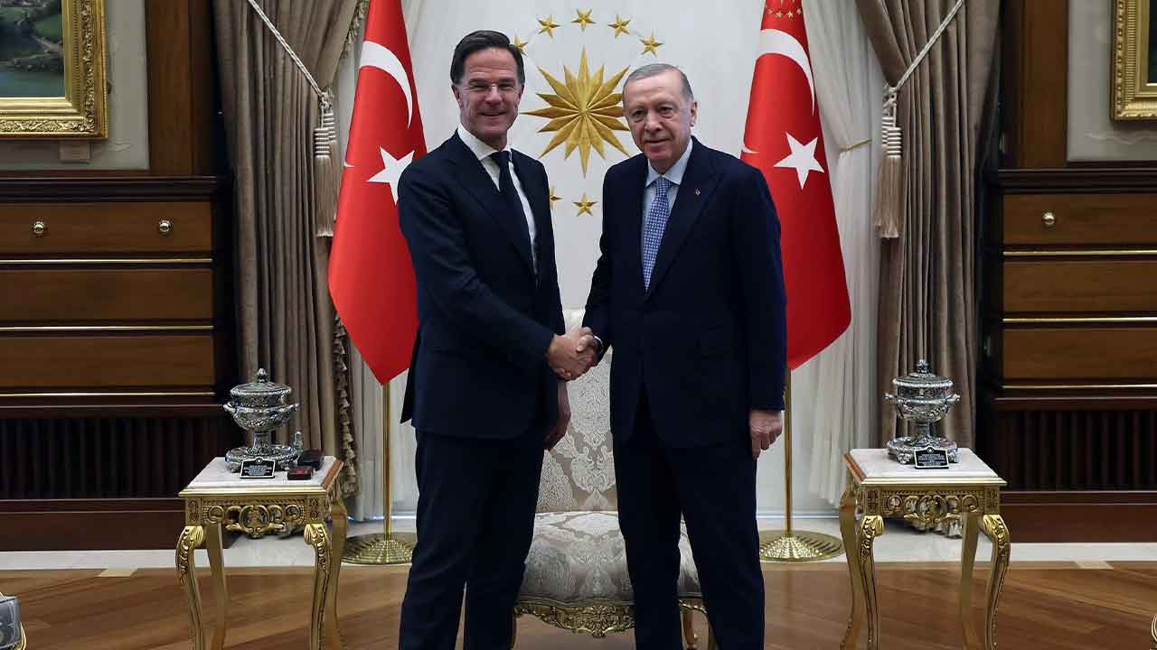 NATO Genel Sekreteri Rutte, Cumhurbaşkanı Erdoğan'la bir araya geldi