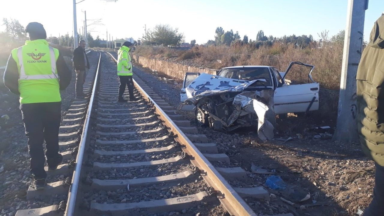 Mersin Tarsus'ta tren kazası