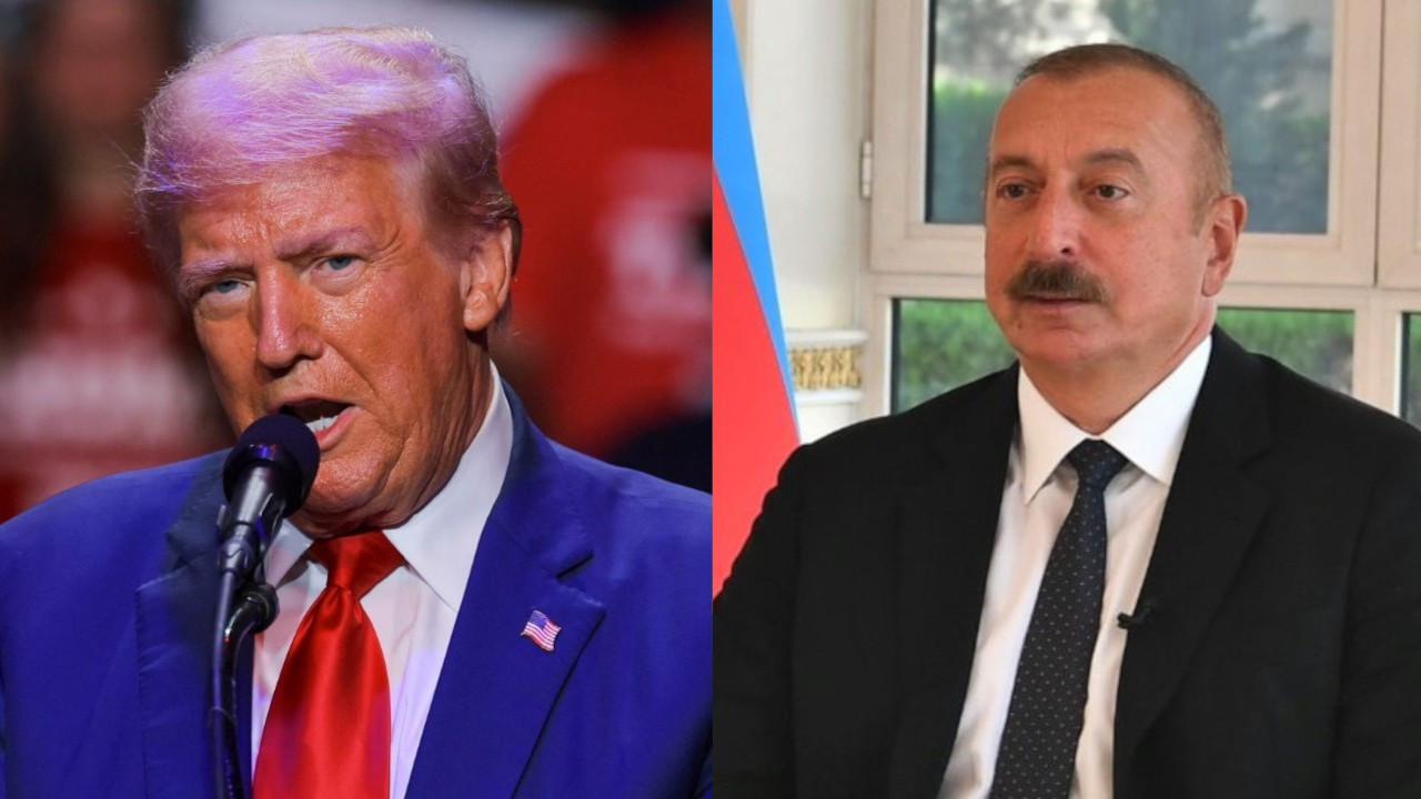 Trump, Aliyev'le görüştü