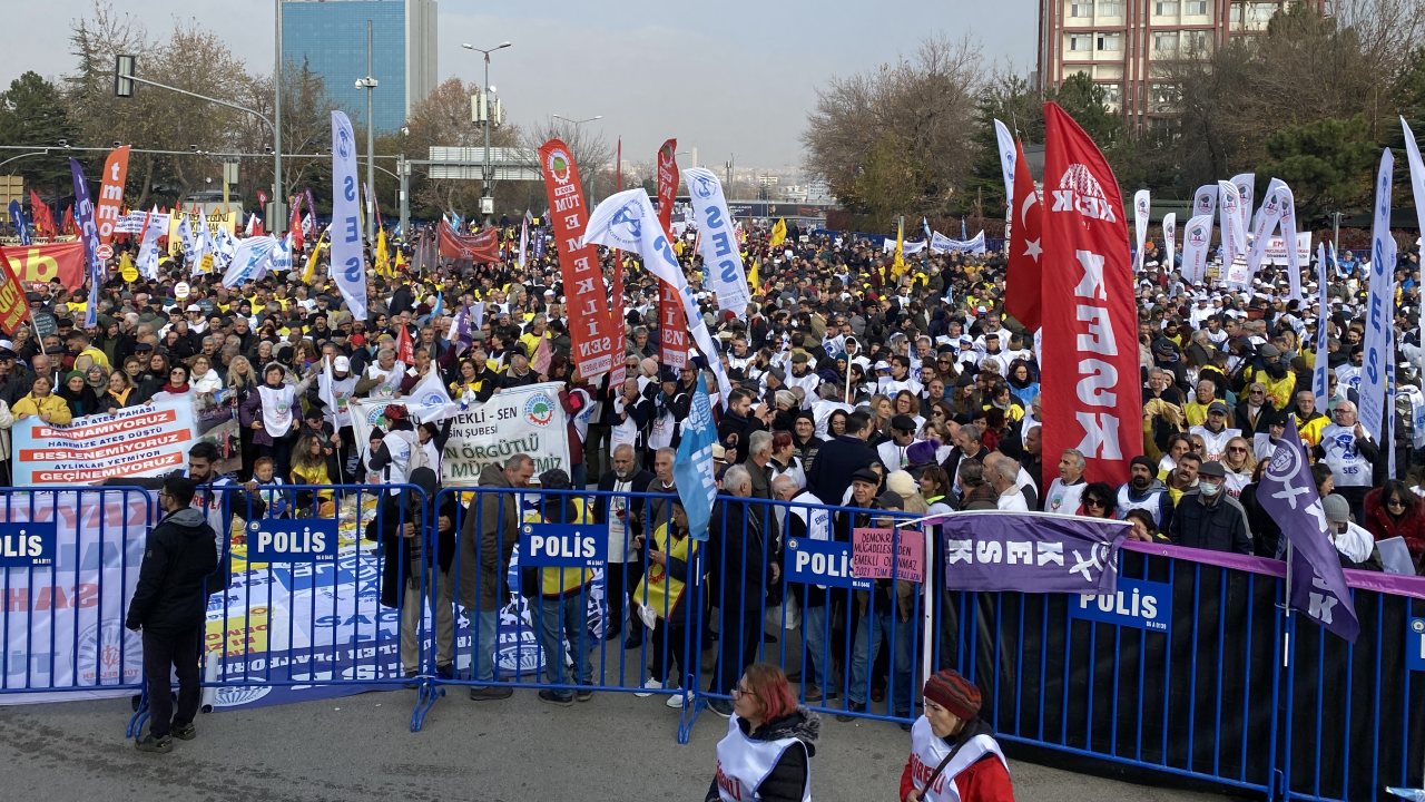 KESK'ten 'Geçinemiyoruz' mitingi: Bütçeden hakkımızı alamıyoruz