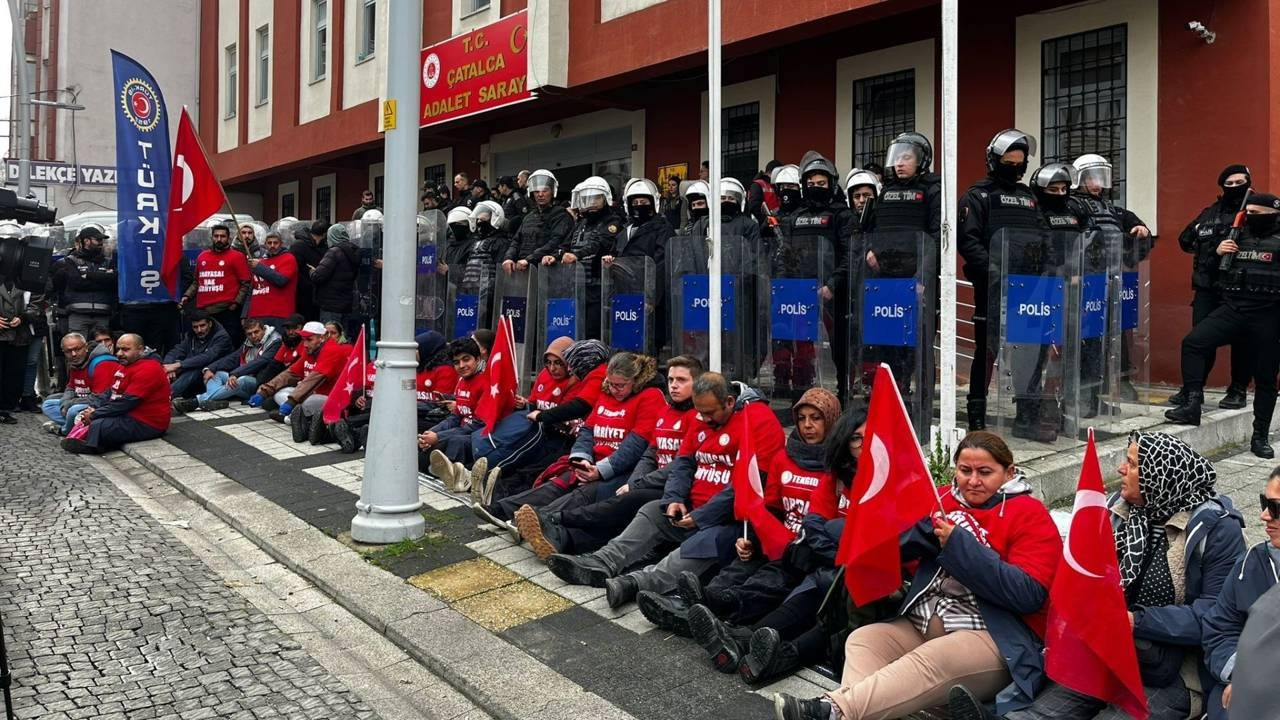 Ankara'ya yürüyen Polonez işçileri tekrar polis ablukasında