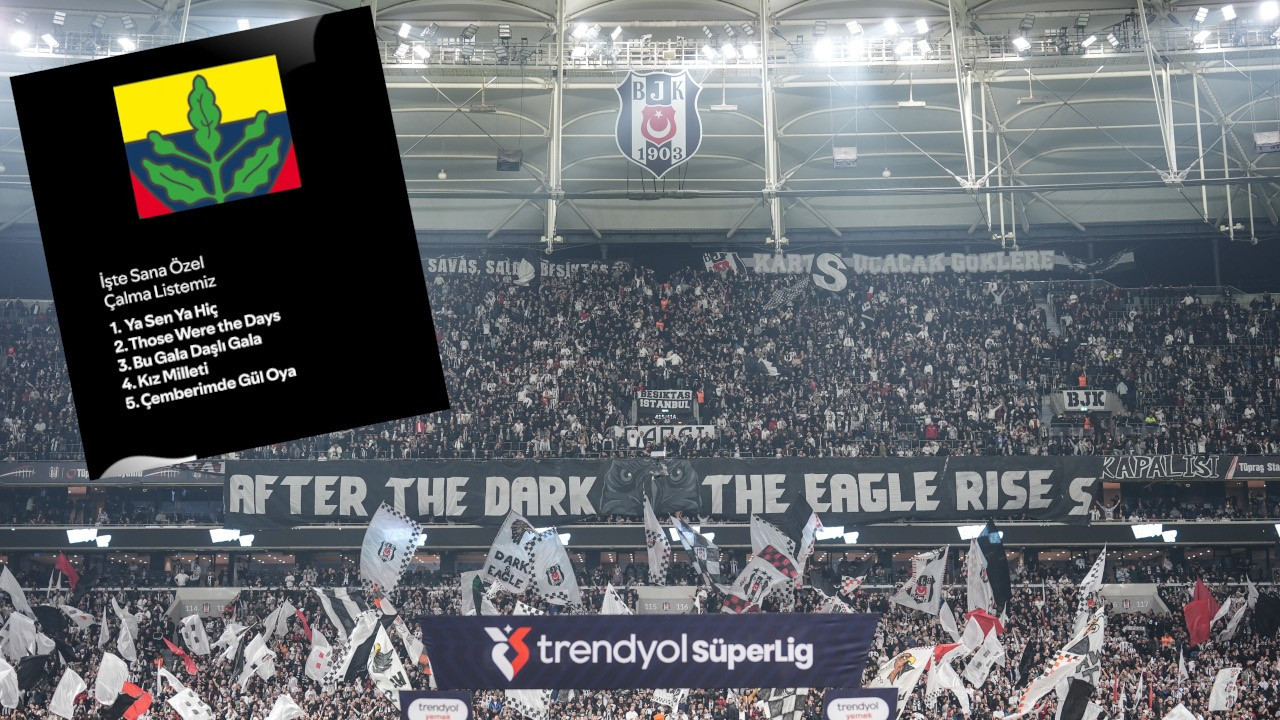 Beşiktaş'tan Fenerbahçe'ye gönderme: 'İşte sana özel çalma listemiz'