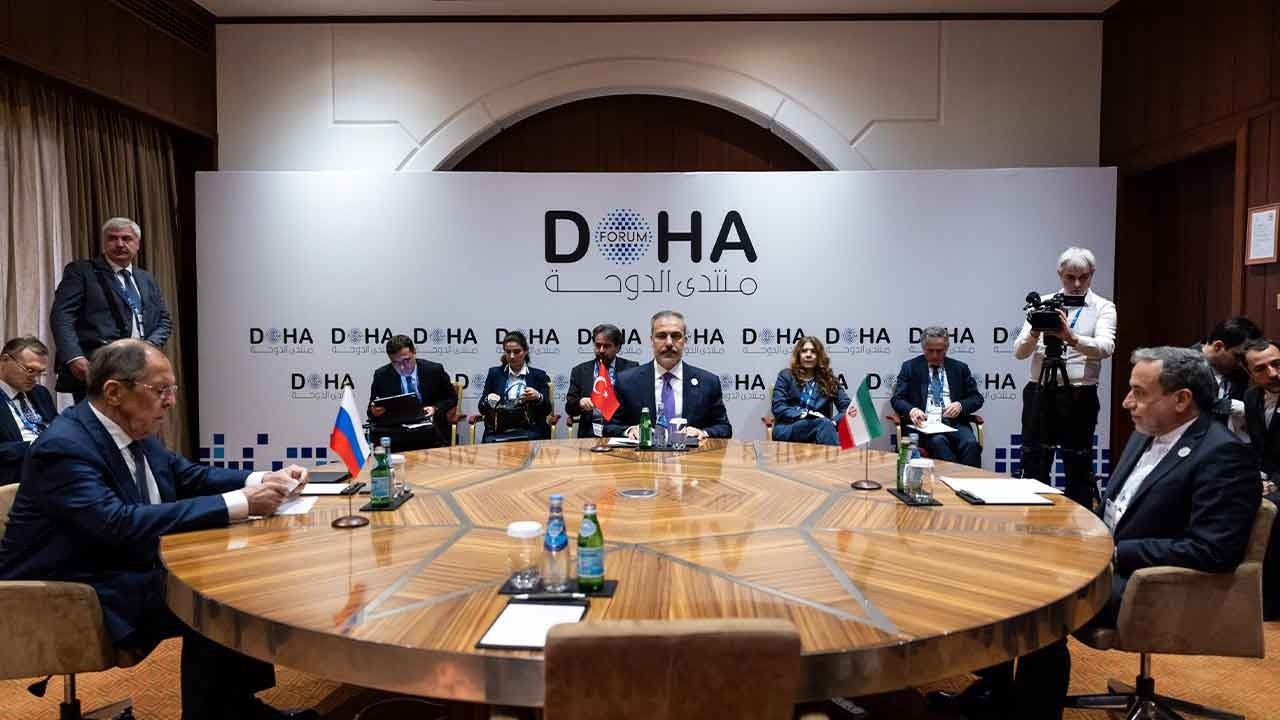 Fidan, Lavrov ve Arakçi'den Doha'da 'Astana formatında' toplantı