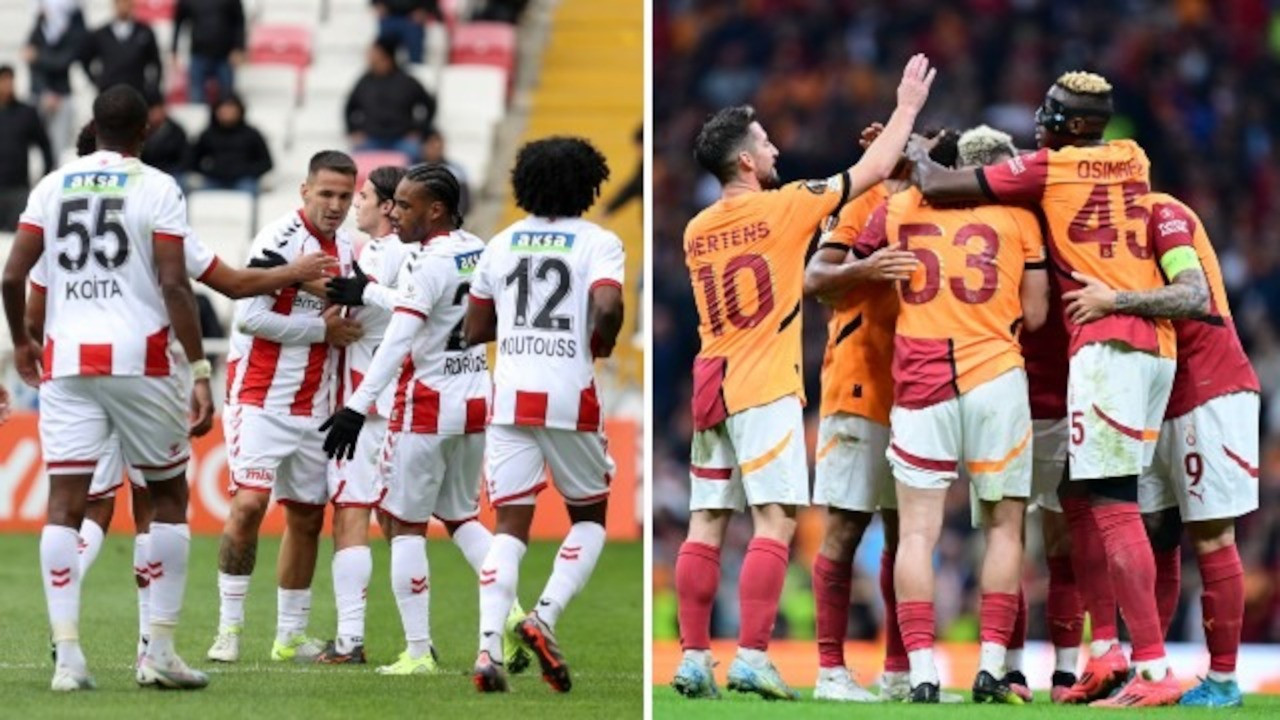 Galatasaray, Sivas deplasmanında: İlk 11'ler belli oldu