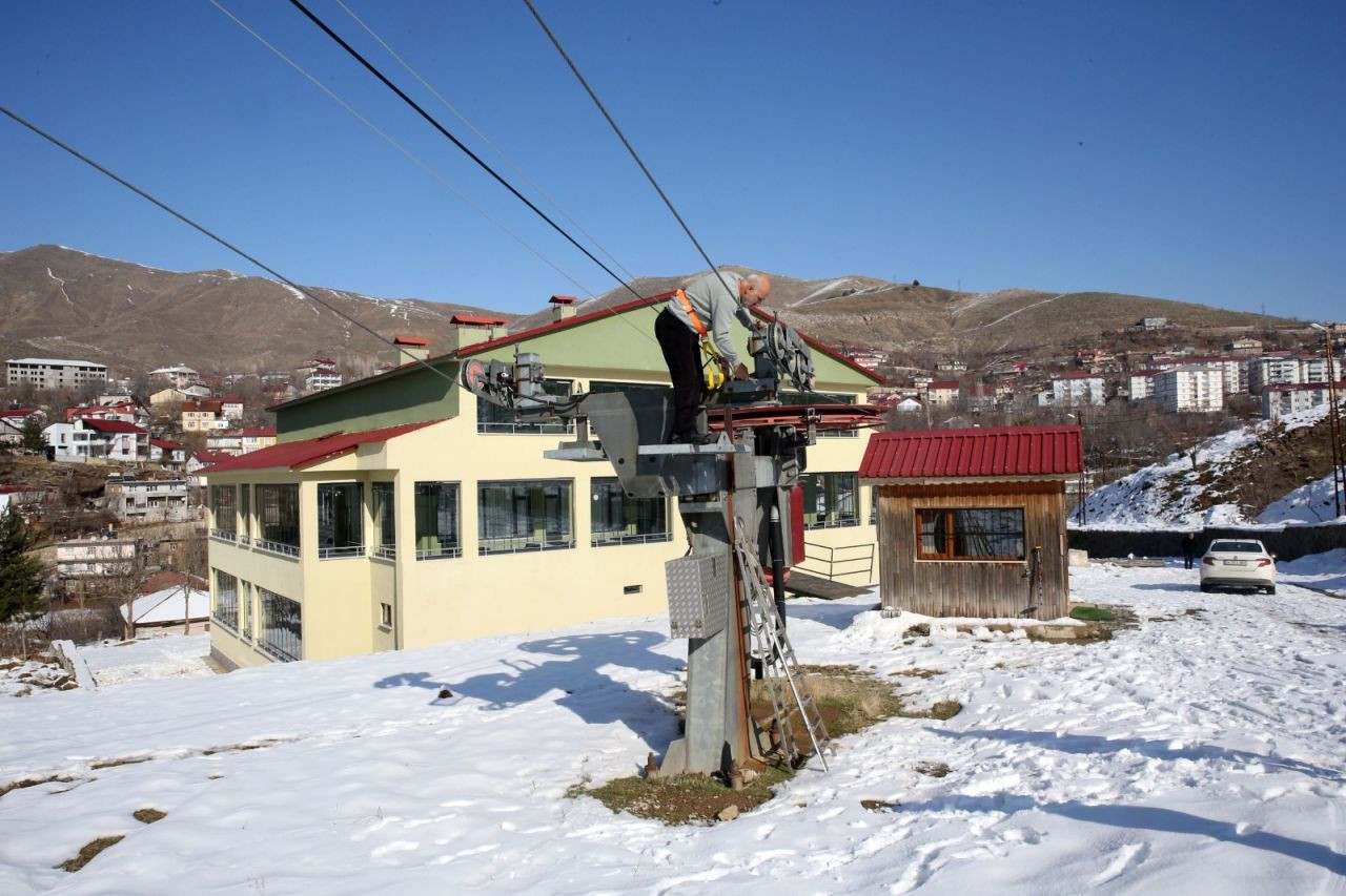 Bitlis kayak merkezleri sezona hazır: Halatlar, pistler düzenlendi - Sayfa 1