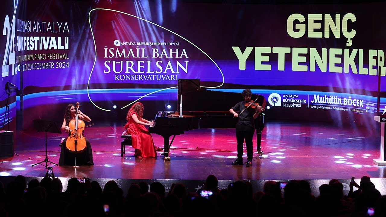 24. Uluslararası Antalya Piyano Festivali’nde genç yetenekler sahnede