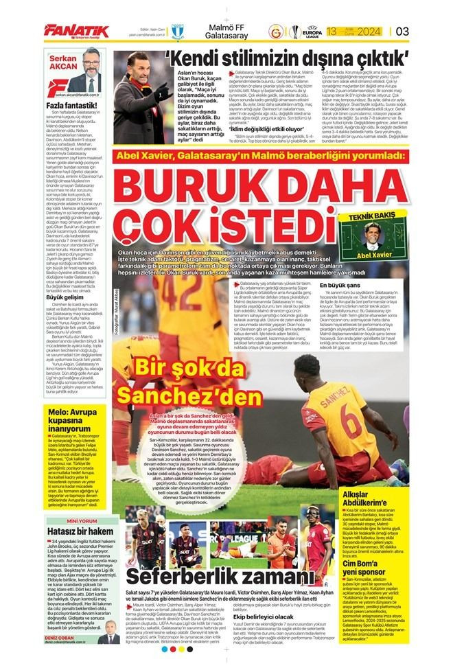 Günün spor manşetleri: 'Aslan uzatmada vuruldu' - Sayfa 3