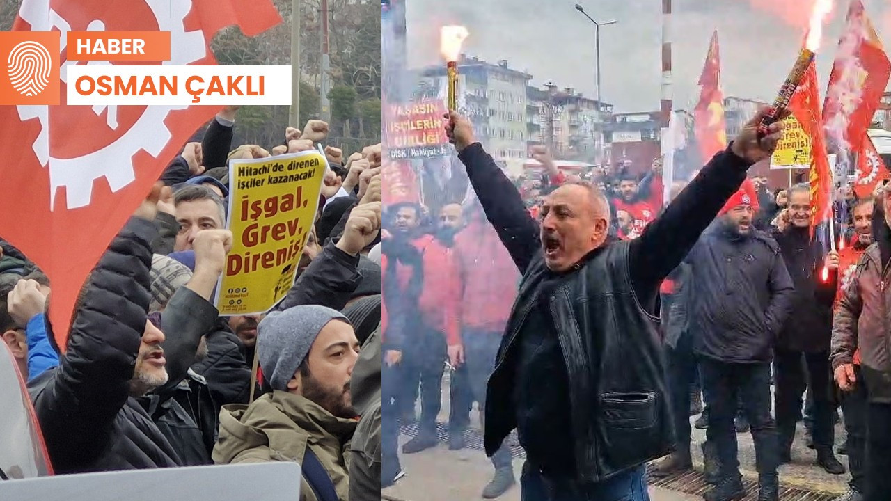 Gebze'de bin işçi grev pankartını astı: Fabrikalar MESS'e mezar olacak