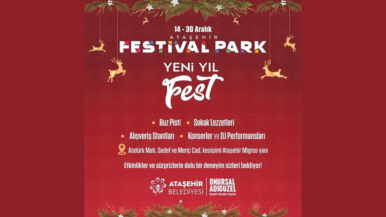 Ataşehir Festival Park açıldı