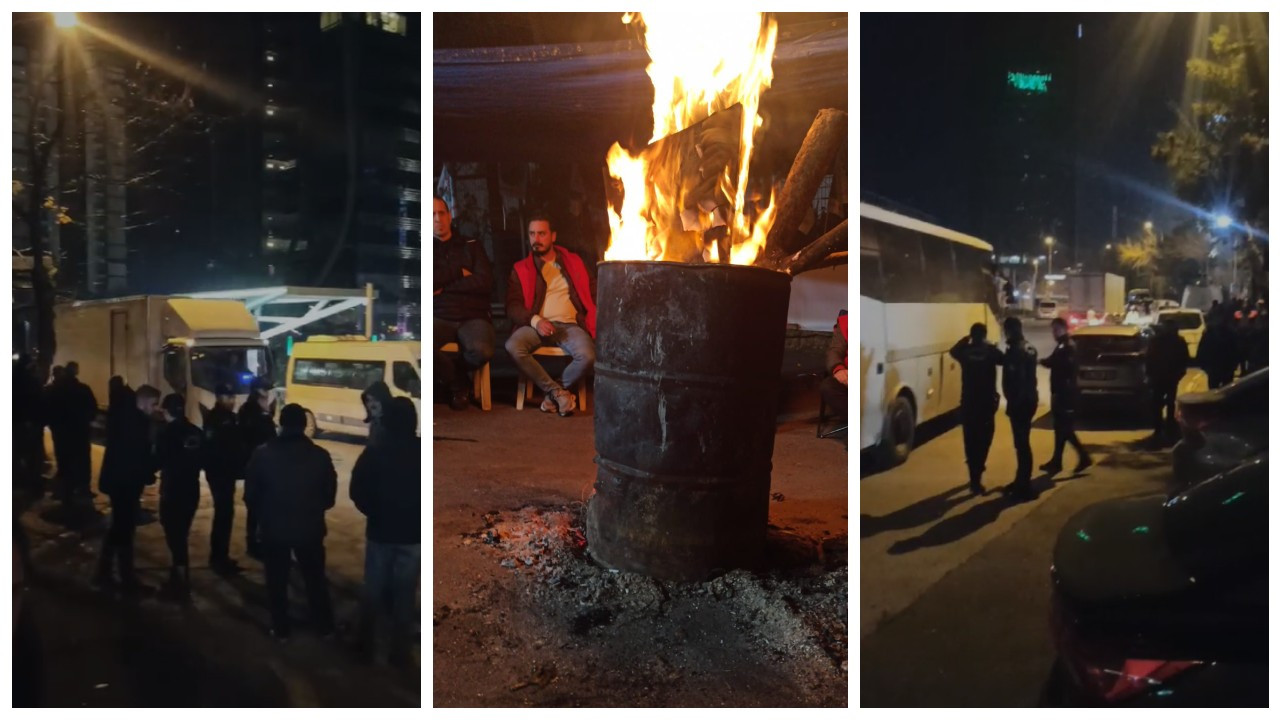 Erdoğan'ın yasakladığı grevde ilk gece: Polis gözetiminde nöbet