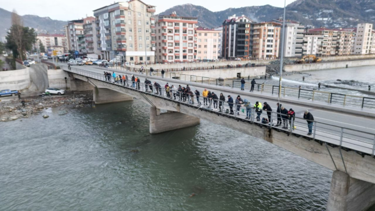 Çiflikteki kafes patladı: Derede 'çuval çuval' somon avı başladı - Sayfa 1