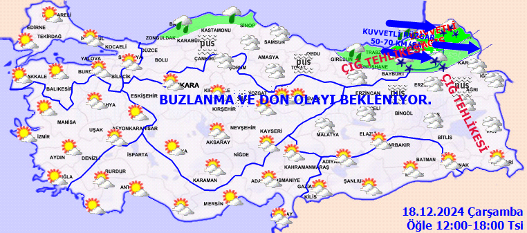 Meteorolojiden sarı ve turuncu kodlu uyarı: Kuvvetli kar yağışı başlıyor - Sayfa 2