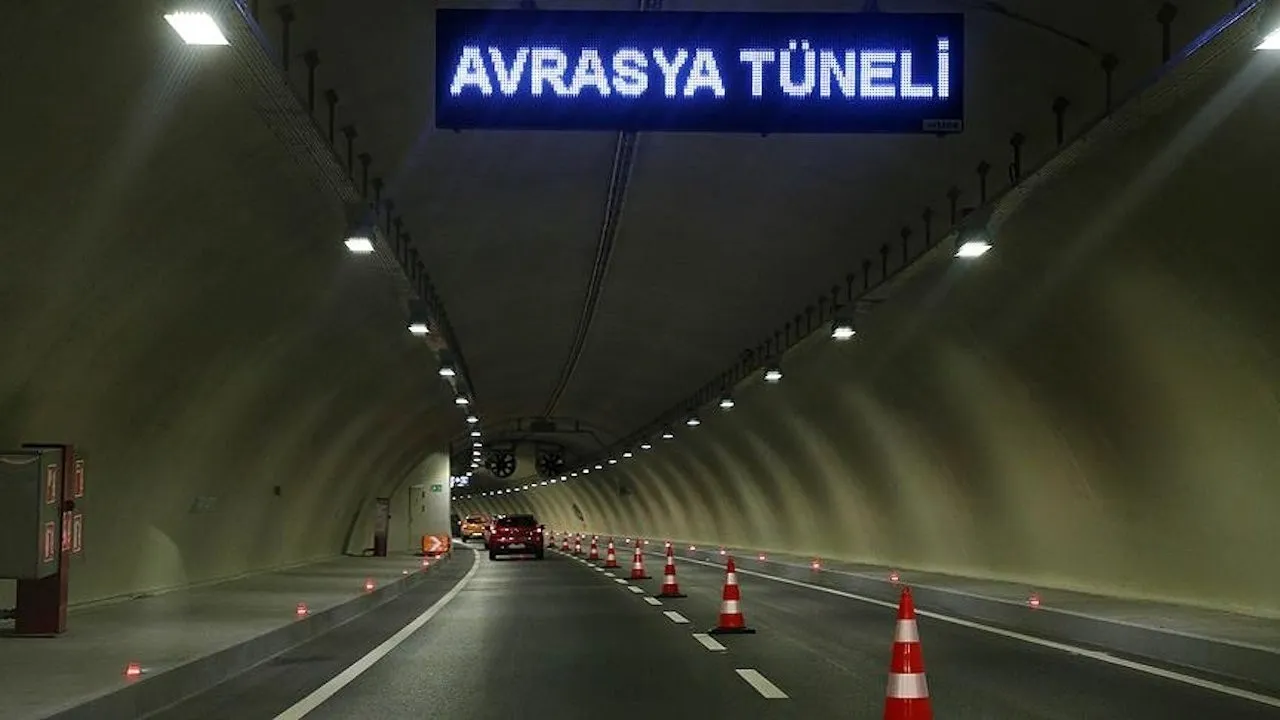 Avrasya Tüneli'ni 8 yılda 151 milyon araç kullandı