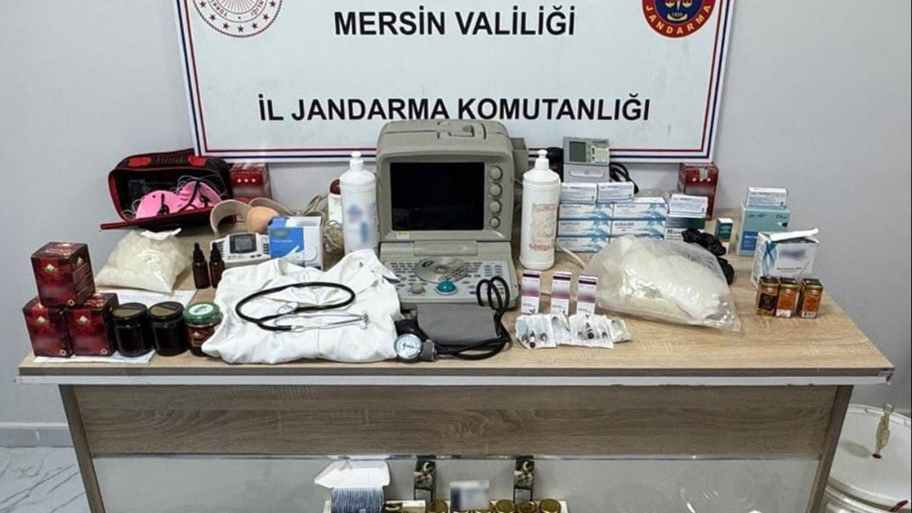 Mersin'de belgesiz muayene eden doktor yakalandı