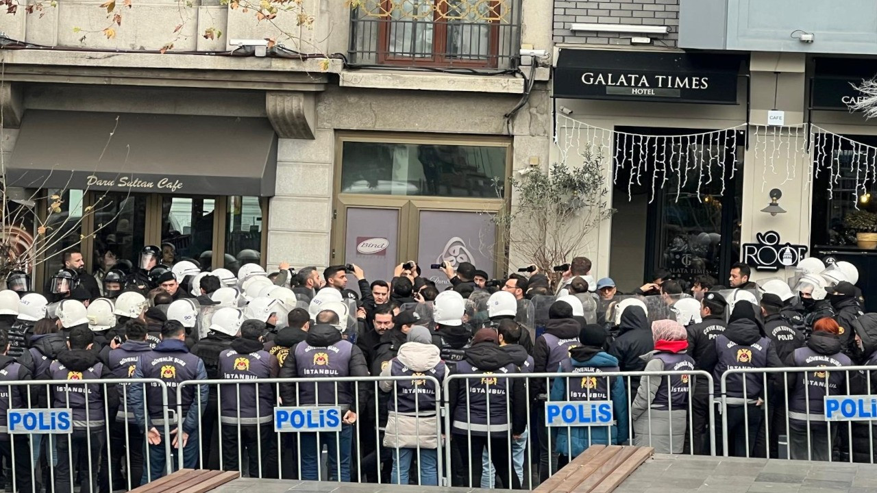 Nazım Daştan ve Cihan Bilgin protestosu: Gazeteciler gözaltına alındı