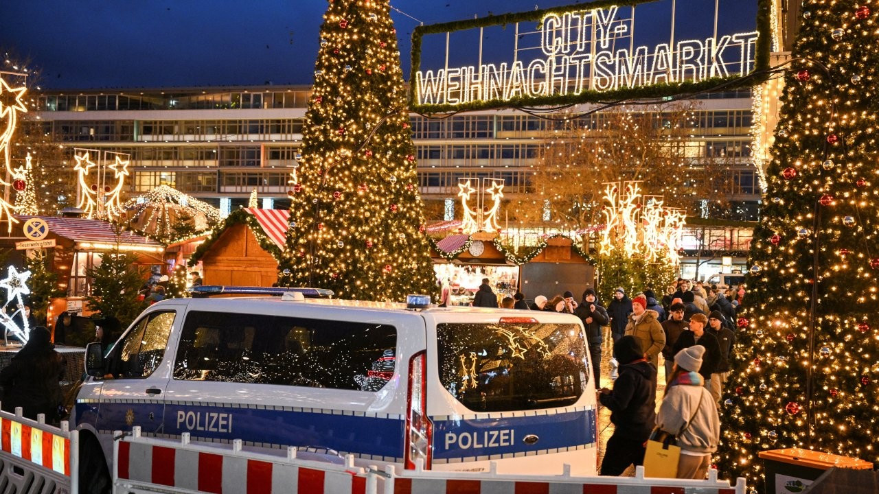 Almanya'da Noel pazarı saldırganı tutuklandı