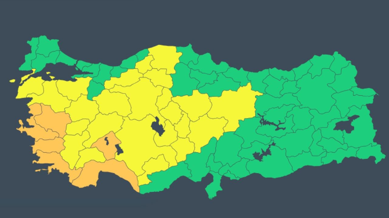 Meteoroloji'den 30 il için kuvvetli sağanak ve fırtına uyarısı