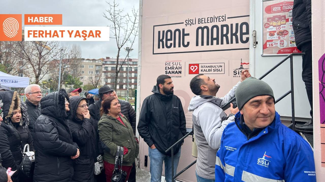 Şişli’de ‘Gezici Kent Market’ uygulaması başladı: Patlak lastiğe yama