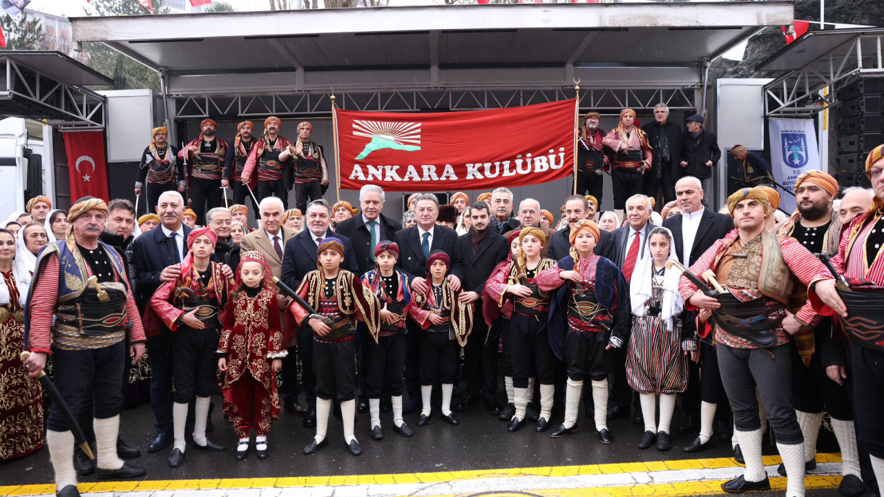 Başkan Güner Atatürk'ün Ankara'ya gelişi etkinliklerine katıldı