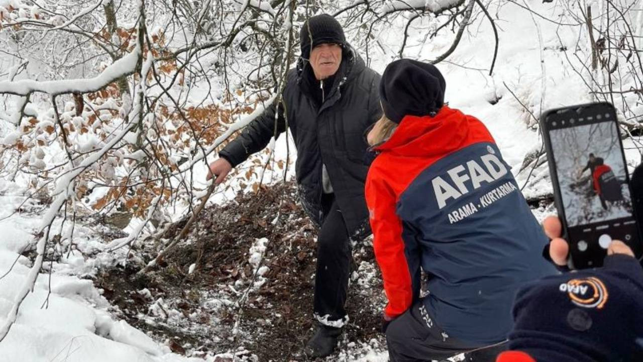 Kayıp yaşlı adam ormanda bulundu: Sağlık durumu iyi