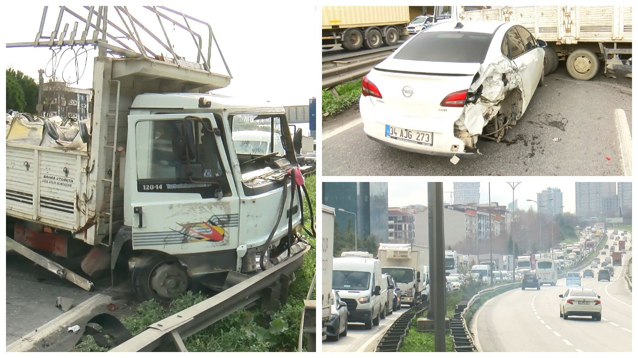 Esenyurt'ta zincirleme trafik kazası: 4'ü çocuk 8 yaralı