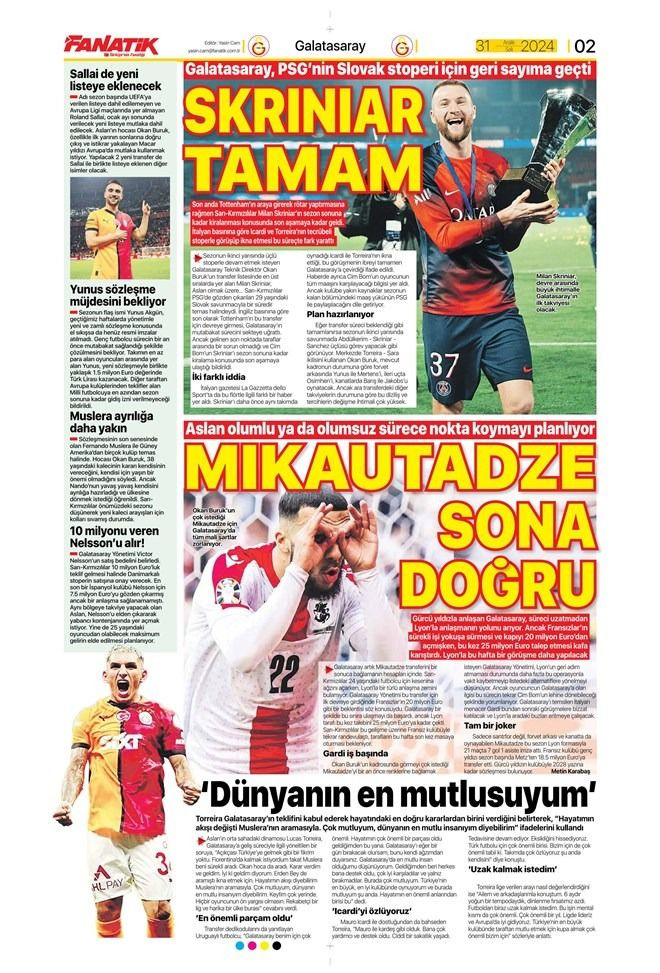 Günün spor manşetleri: 'Sergen'le ilk görüşme' - Sayfa 2