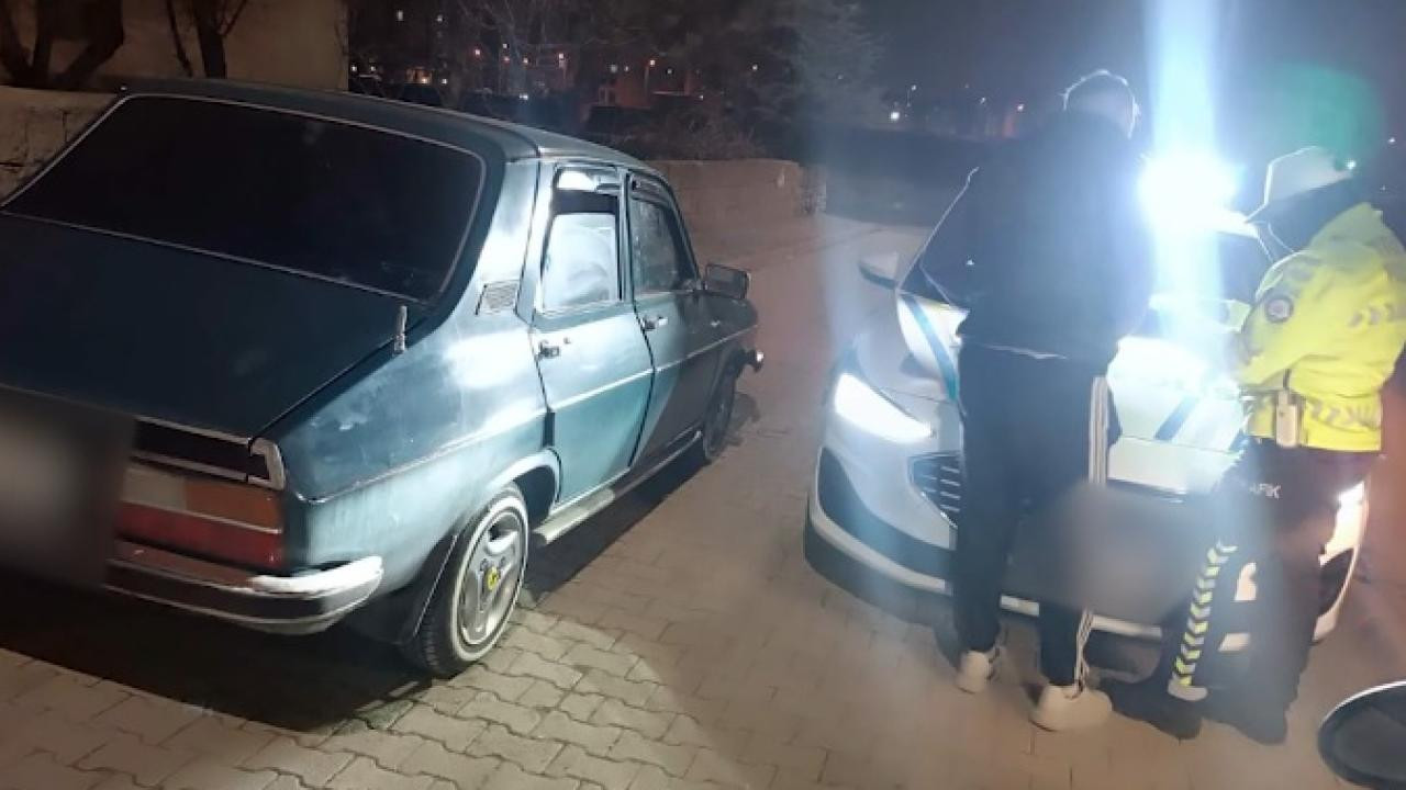 Kayseri'de çevreyi rahatsız eden sürücüye 43 bin lira ceza kesildi