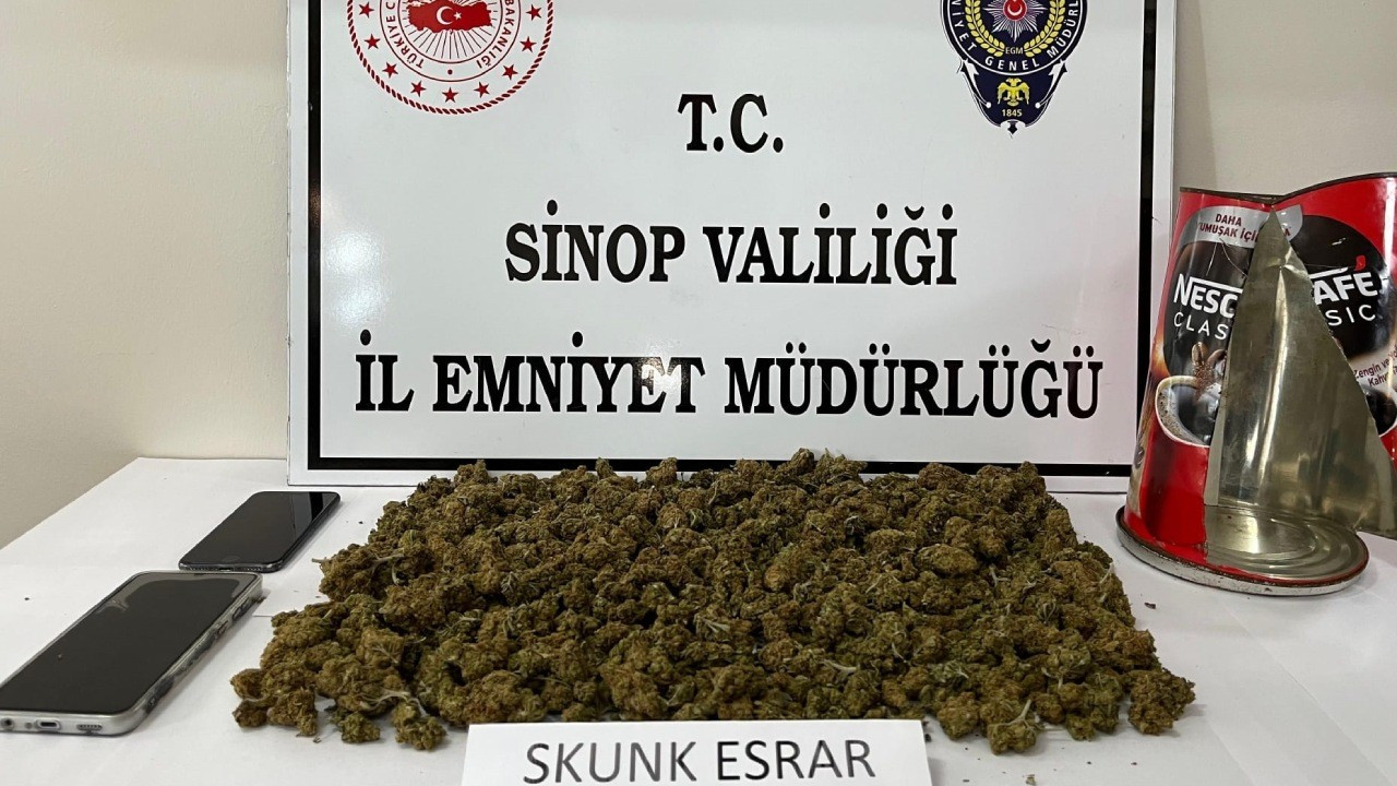 Sinop’ta uyuşturucuyla yakalanan şüpheli tutuklandı