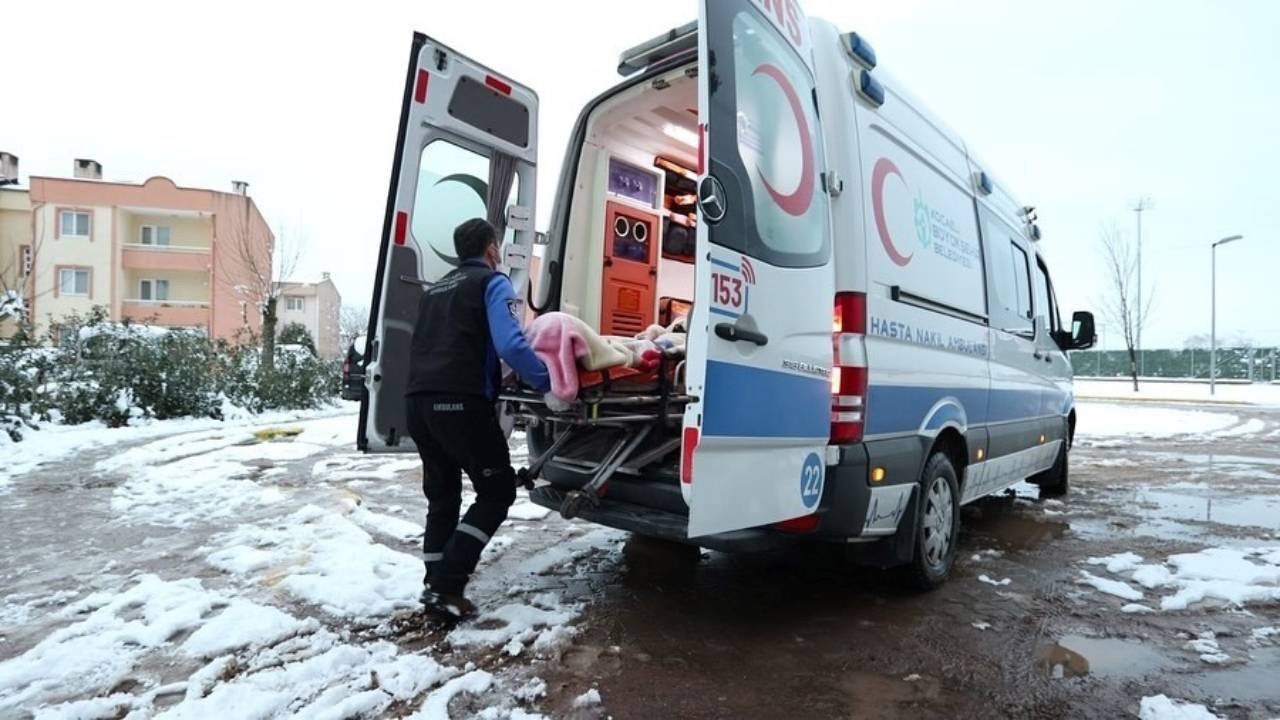 Kocaeli'de hasta nakil ambulansı 48 bin 701 kişiye hizmet verdi